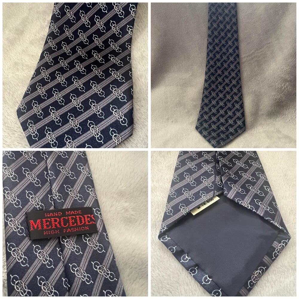 Mercedes benz high fashion logo tie